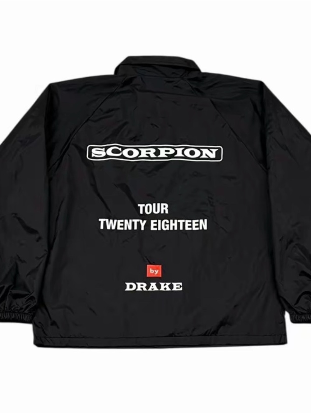 Drake Scorpion 2018 Tour Coach Jacket Size Medium